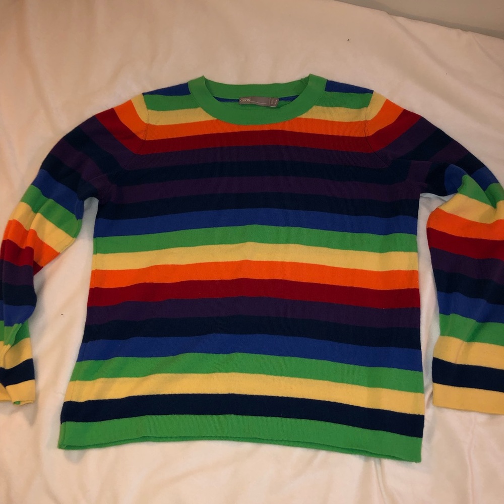 Striped Rainbow Sweater